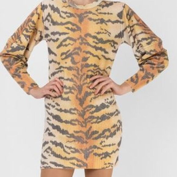 Philosophy by Lorenzo Serafini Animal Patterned Sweater Dress, 8, NWT - Picture 15 of 16